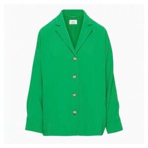 WILFRED • Freeform Shirt in Gloss Green